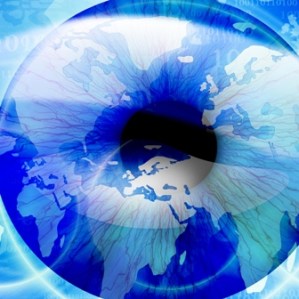 world in an eye